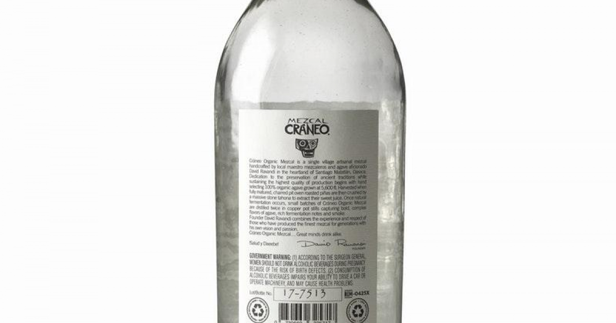 Cráneo Organic Mezcal