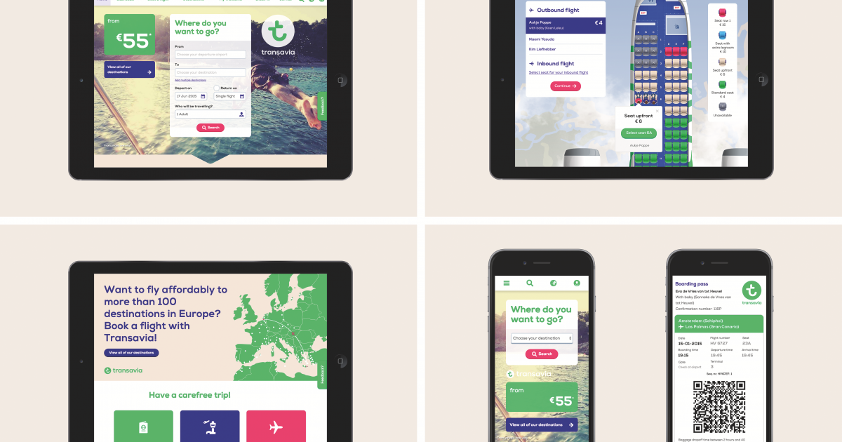 Transavia visual identity